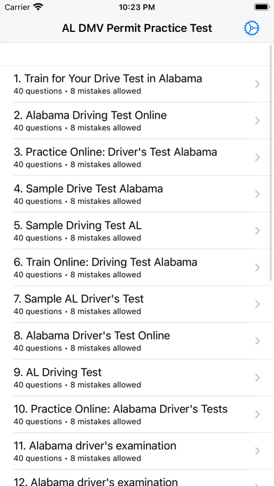 DMV Permit Practice Test ゜のおすすめ画像1