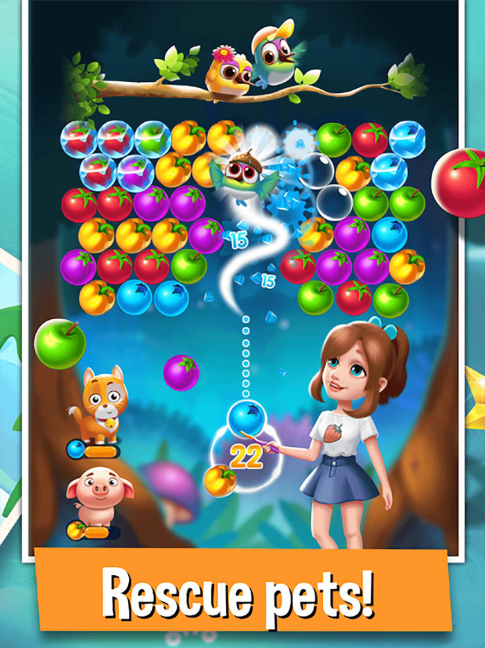 Bubble Shooter Fruit