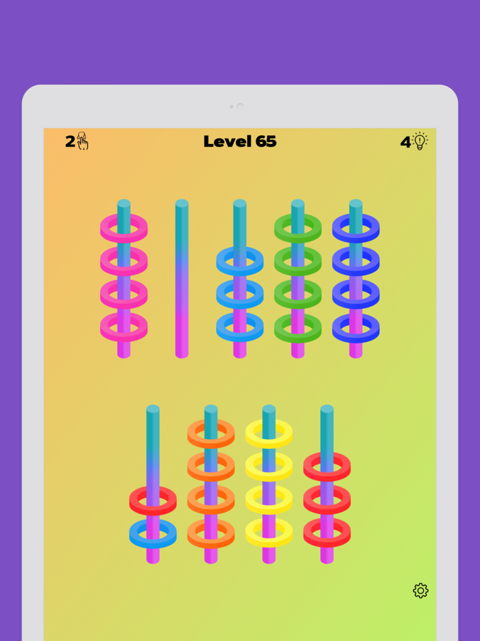 Hoop Sort Stack and Fill 3D