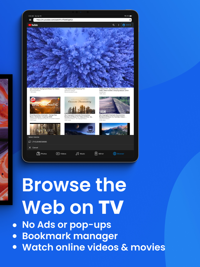 AllShare Cast・Video TV Browser