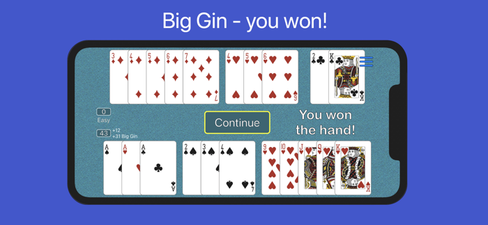 Real Gin Rummy - no ads