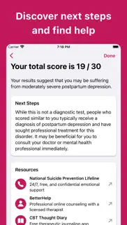 postpartum depression test iphone screenshot 3