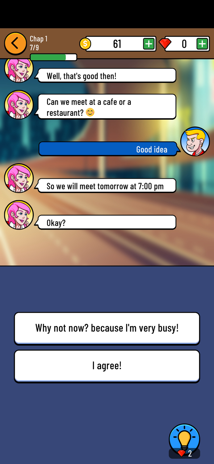 Messages Story Fun Word Game