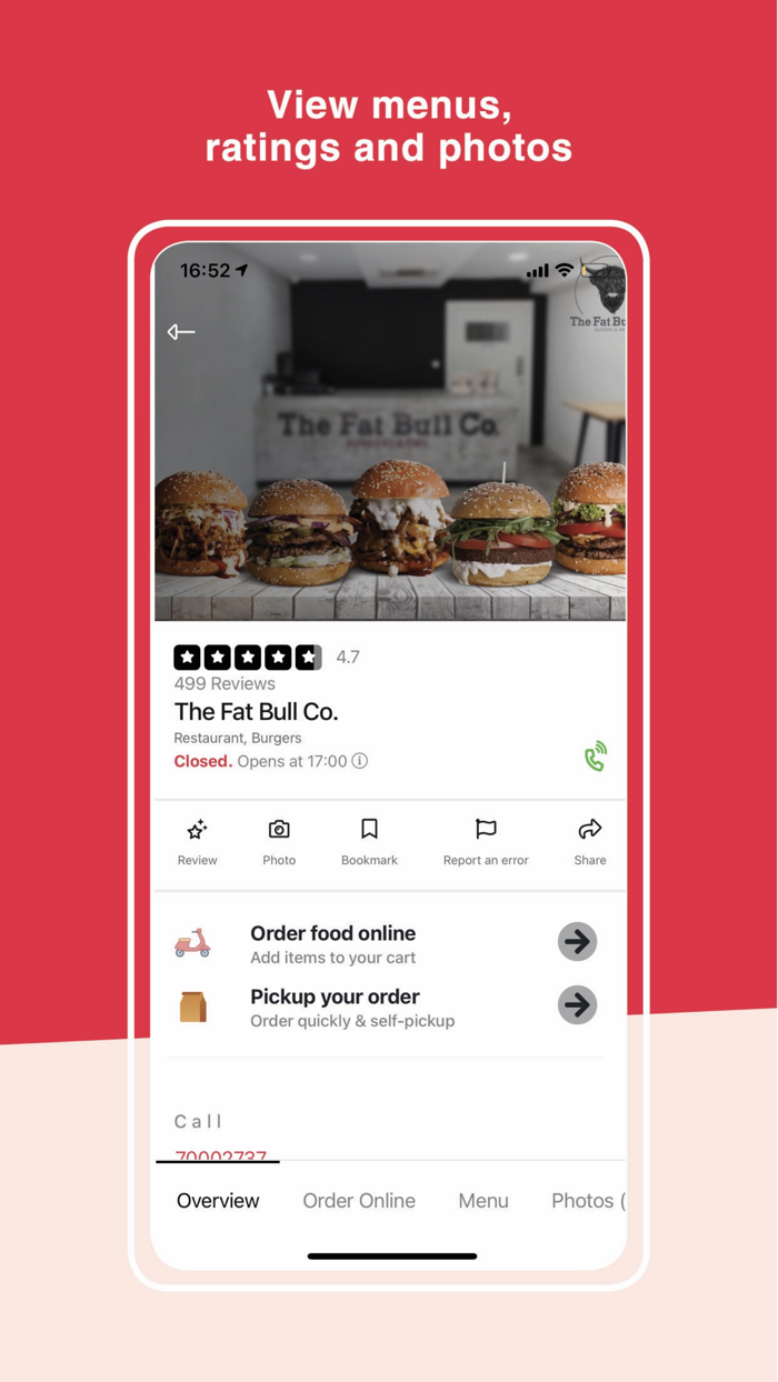 Wolf - restaurants and store app