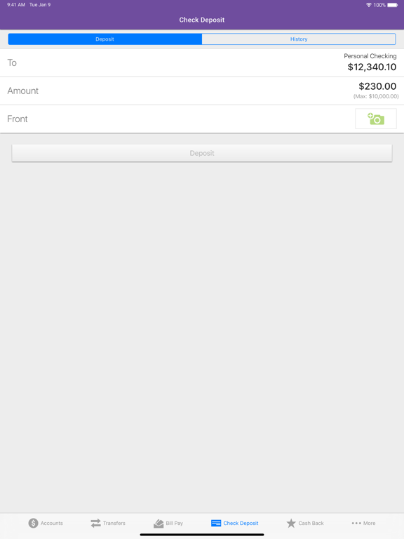 CoastLife Credit Union iPad screenshot 4 - Finance app