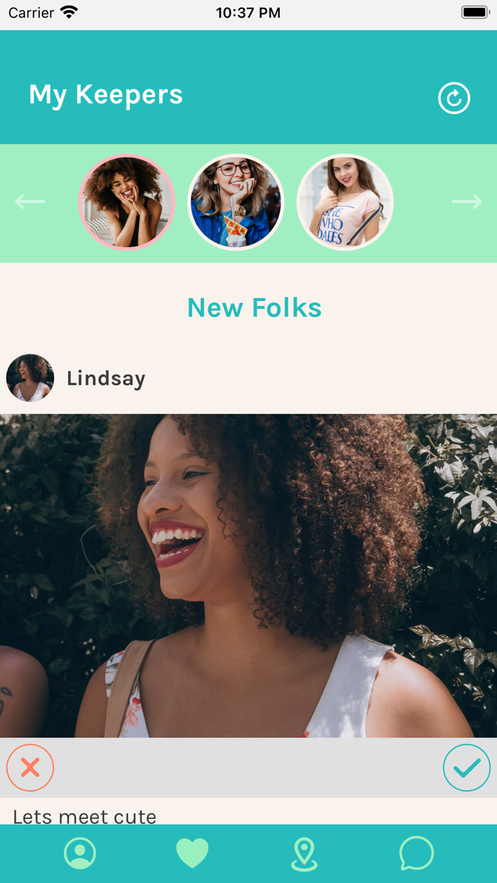 Meet Cute - IRL meeting