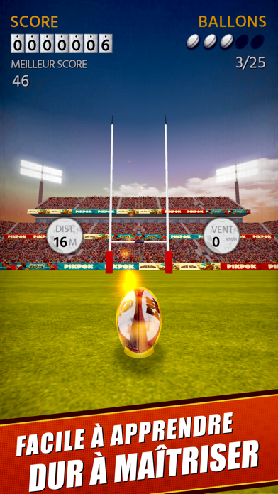 Screenshot #1 pour Flick Kick Rugby Kickoff