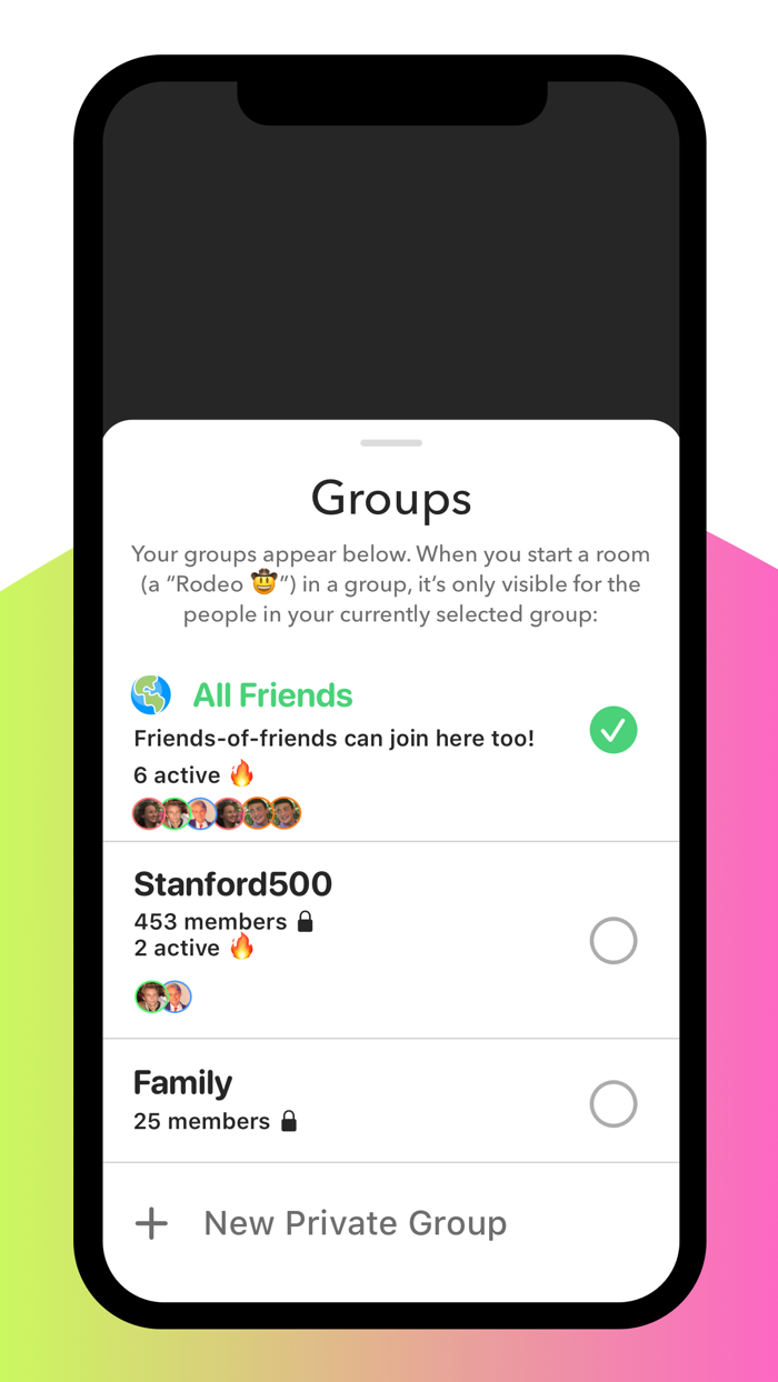 Rodeo - talk with friends