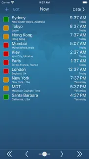 timescroller - timezone helper iphone capturas de pantalla 1
