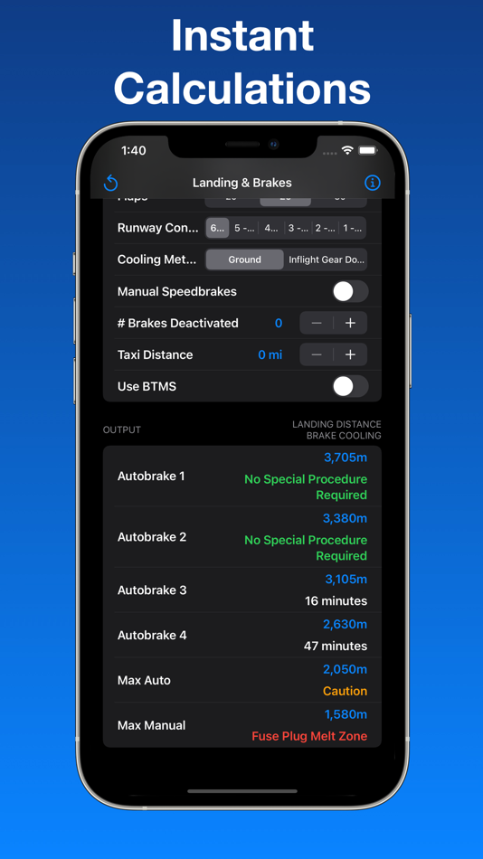 #3. B777/787 Landing & Brake Tool (iOS) 由: Maurits Hulshof