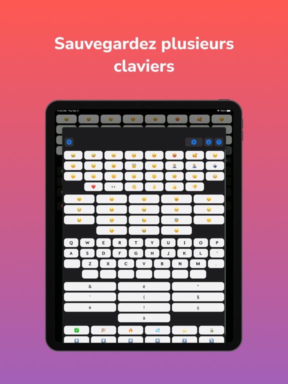 Screenshot #5 pour Clavier Émoji