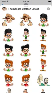 thumbs up cartoon emojis iphone screenshot 3