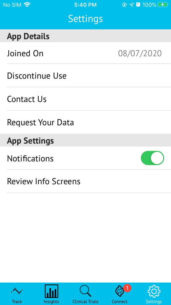 Lyme Symptom Tracker