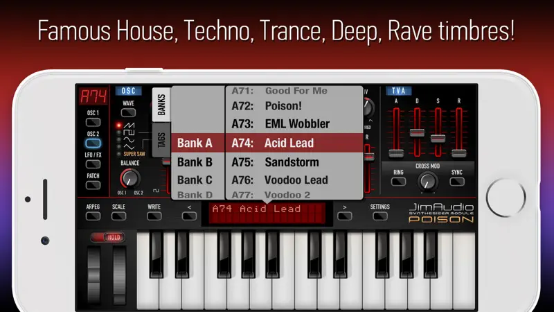 Poison-202 Vintage Synthesizer screenshot 2 of 5