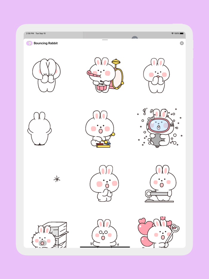 Bouncing Rabbit Animated