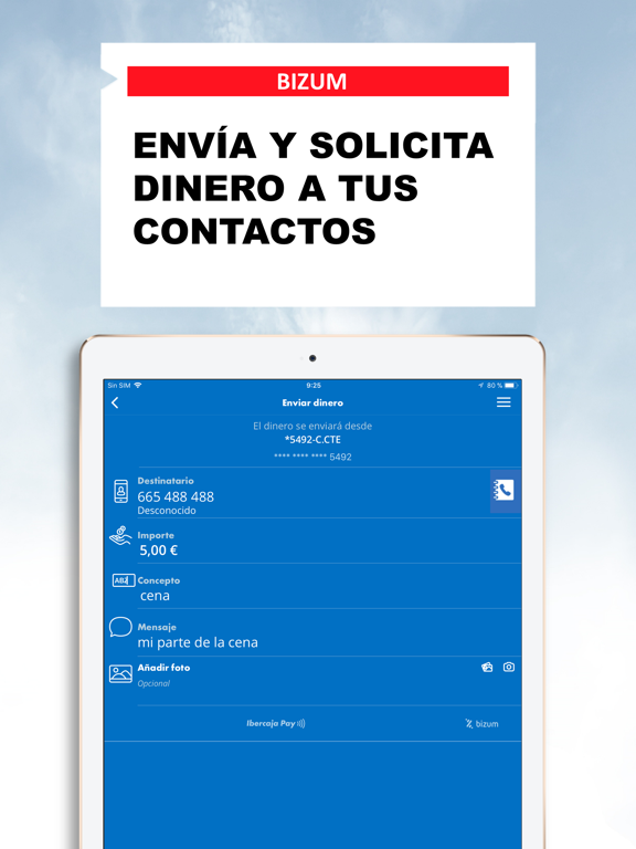 Ibercaja Pay iPad screenshot 5 - Finance app