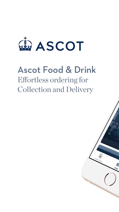 Ascot Food & Drink Ordering Screenshot