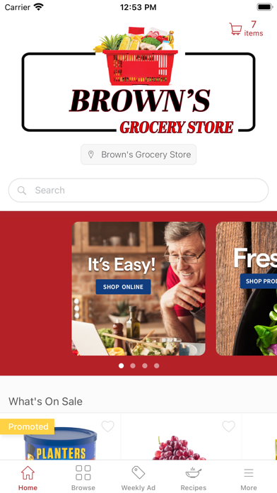 Brown's Grocery Store Screenshot
