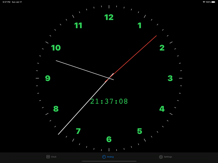 Simple Clock - ハイブリッド時計