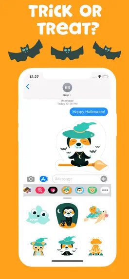 Game screenshot Tropicoji Halloween Stickers hack