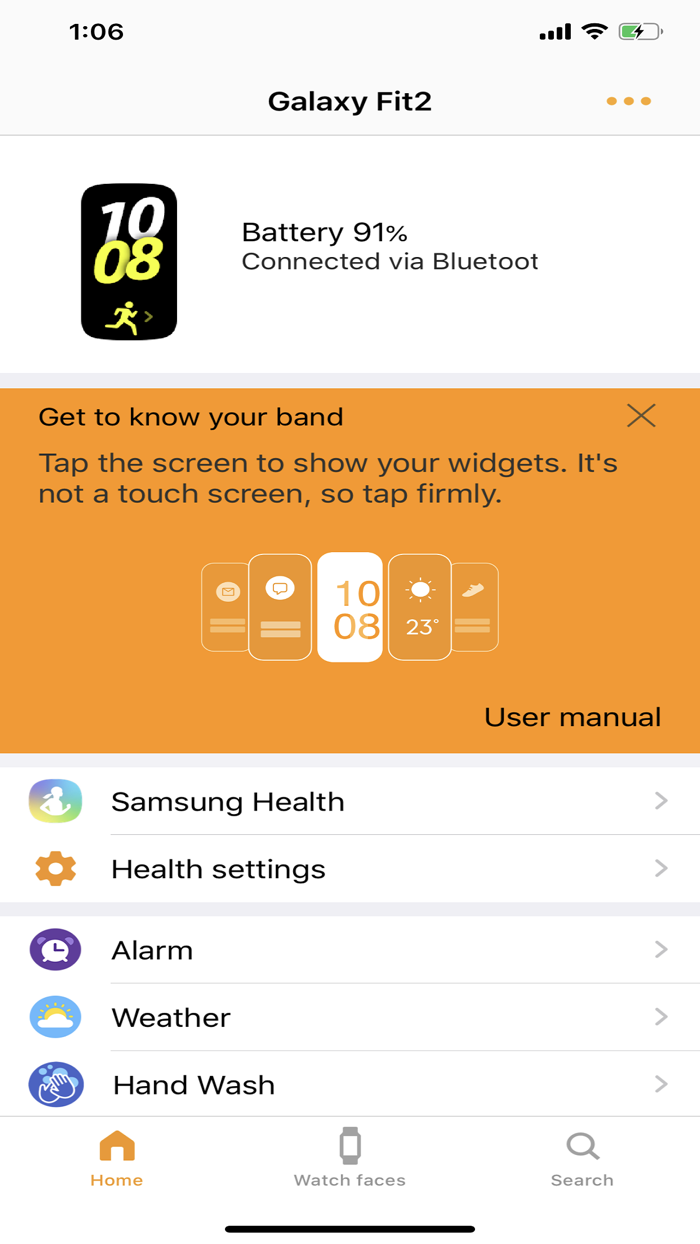 Samsung Galaxy Fit Gear Fit