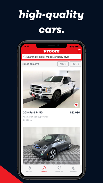 Vroom: Used Cars Delivered Screenshot