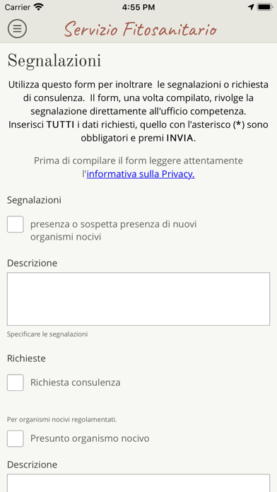 Servizio FitosanitarioCampania Screenshot