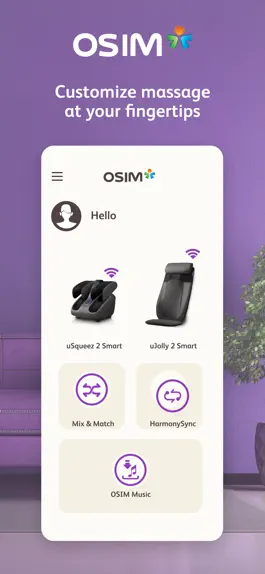 Game screenshot OSIM Smart DIY Massage Chair mod apk