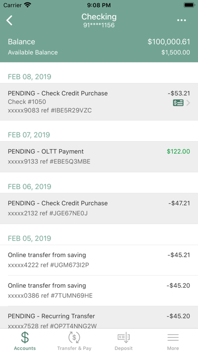 Sage Capital Bank Screenshot