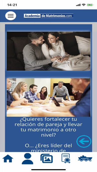 Miembros Academia Matrimonios Screenshot
