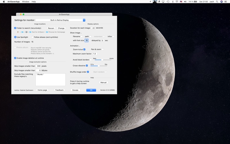 Screenshot #1 pour ArtSaverApp