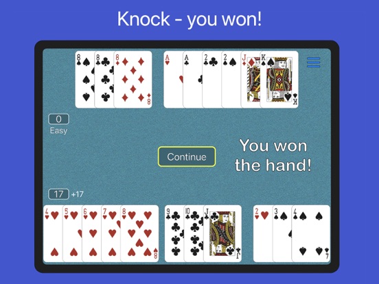 Screenshot #5 pour Real Gin Rummy - no ads!