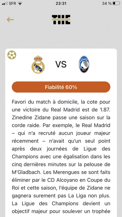The Pronostiqueur Screenshot