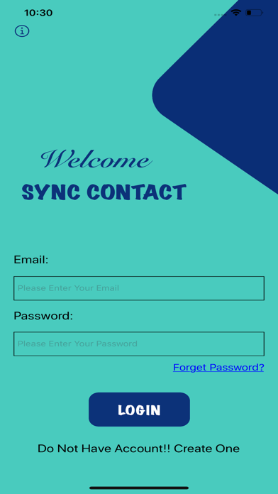Screenshot #1 pour Sync Contacts App