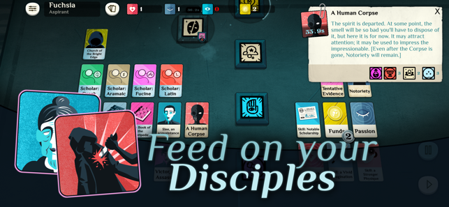 צילום מסך של Cultist Simulator