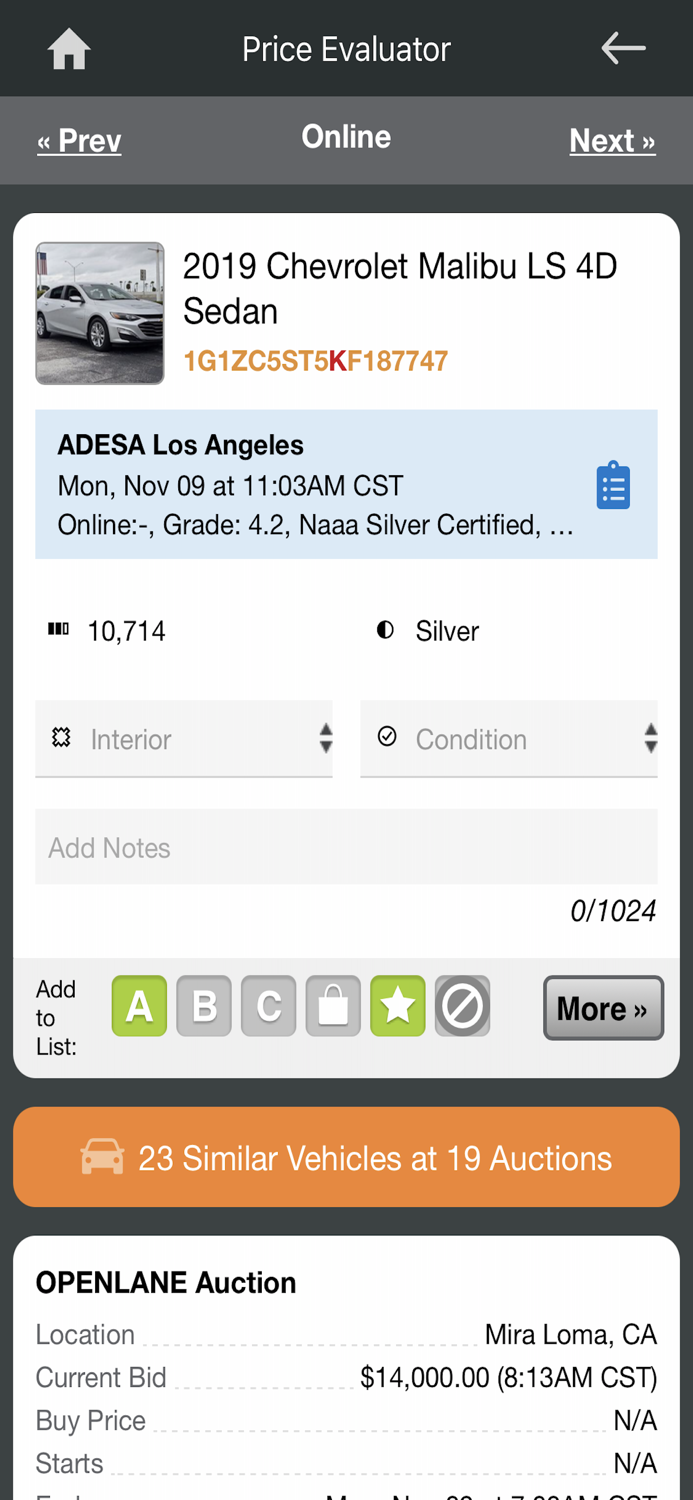 autoniq® VIN Scanner