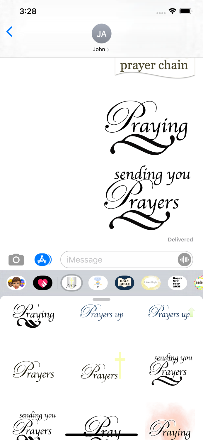 prayers stickers