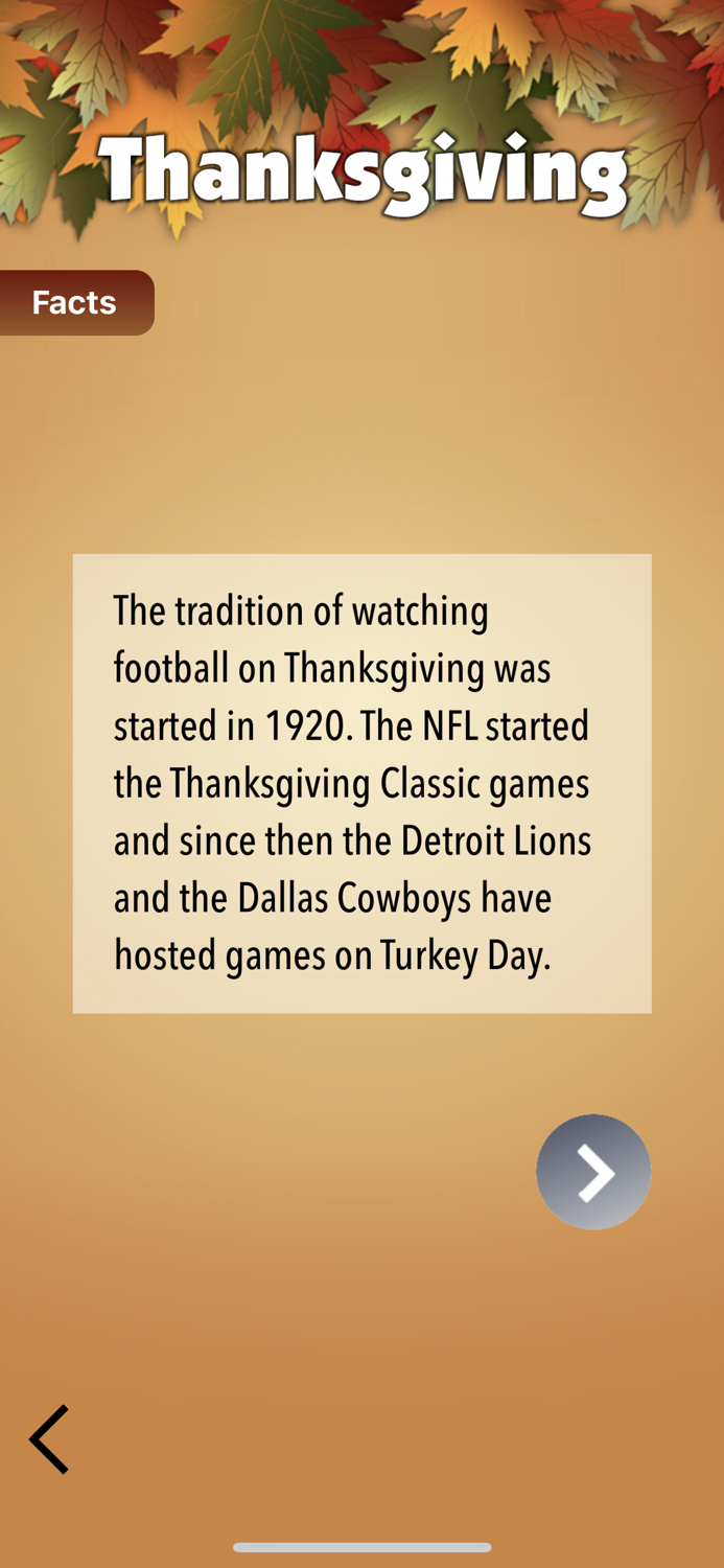 Thanksgiving App