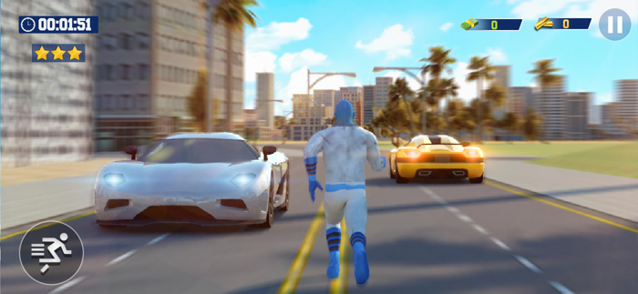 Flying Rope Hero Man Fight