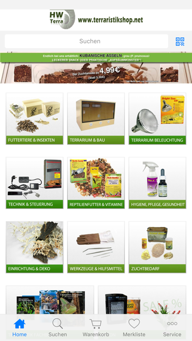 Terraristikshop Screenshot