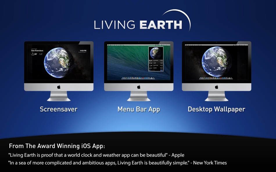 #4. Living Earth - Weather & Clock (macOS) Tekijänä: Radiantlabs, LLC