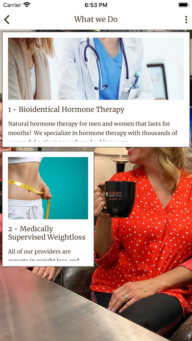 LoveJoy Clinic Screenshot