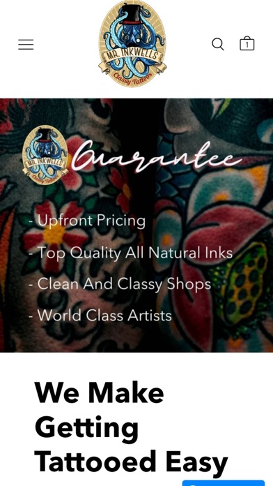 Mr. Inkwells Tattoos Screenshot
