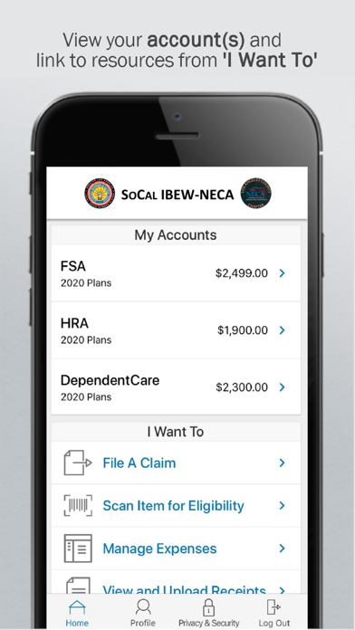 SC IBEW-NECA HRA Screenshot