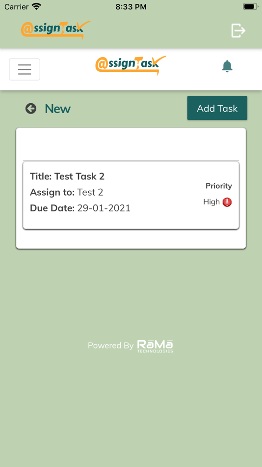 #4. Assign Task (iOS) 由: RaMee Systems Private Limited