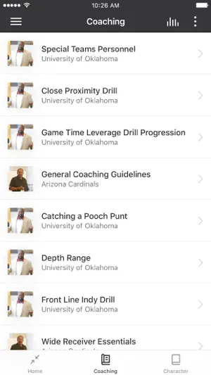 The iCoach App screenshot 2
