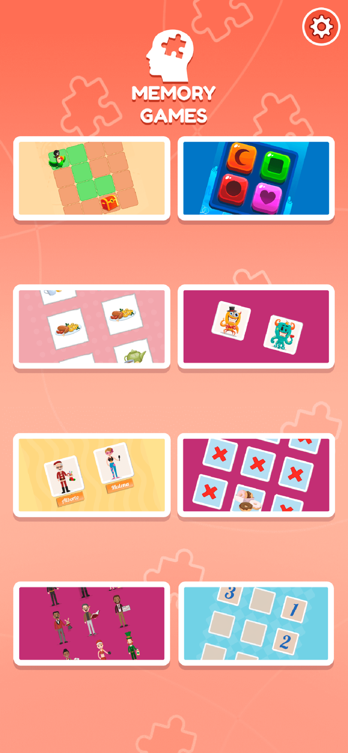 Memory Training games.