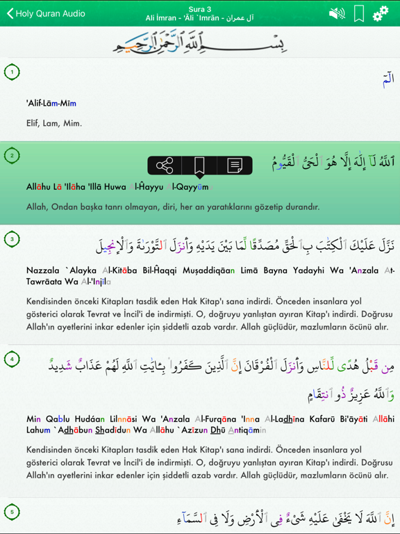 Kuran Ses mp3 Türkçe, Arapça screenshot 2
