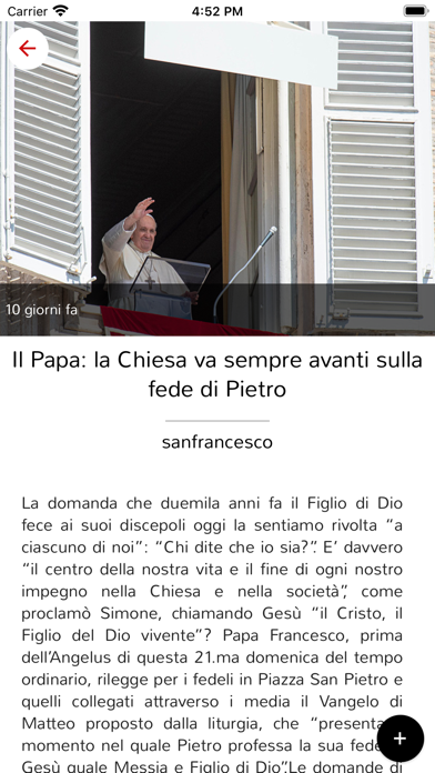San Francesco Digitale Screenshot