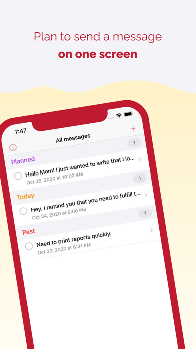 Send Later - messages planner Screenshot